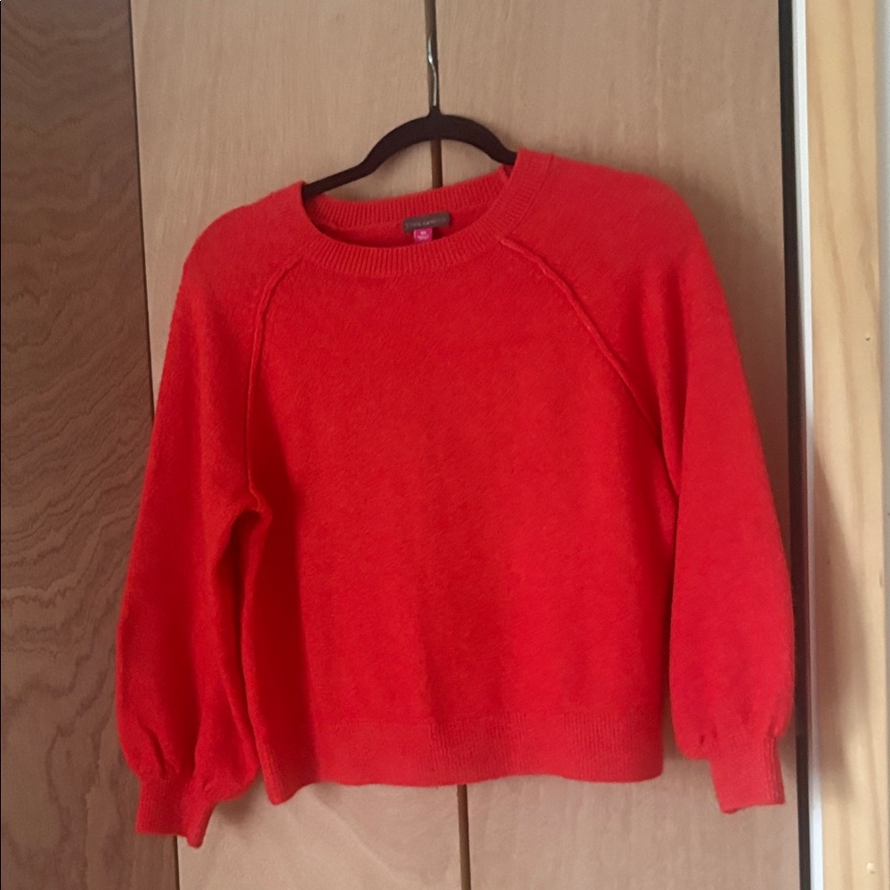 Vince Camuto Deep Orange-red Crewneck P
sweater